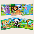 Wooden Animal Jigsaw Puzzles for Kids Ages 3–5