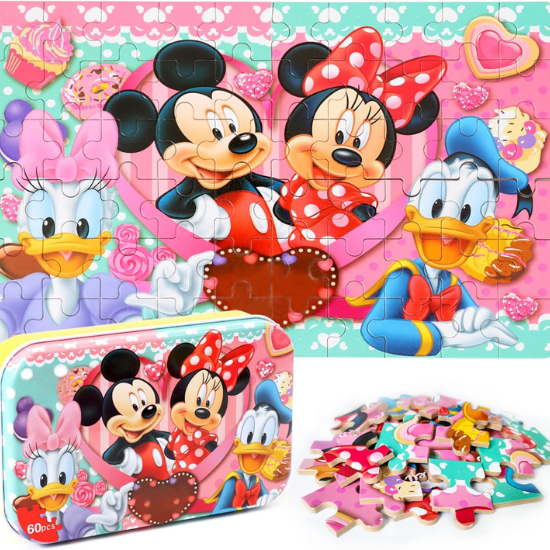 60-Piece Educational Jigsaw Puzzle for Kids Ages 3–8