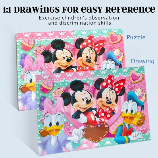 60-Piece Educational Jigsaw Puzzle for Kids Ages 3–8