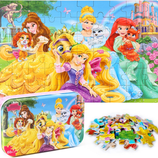 60-Piece Educational Jigsaw Puzzle for Kids Ages 3–8