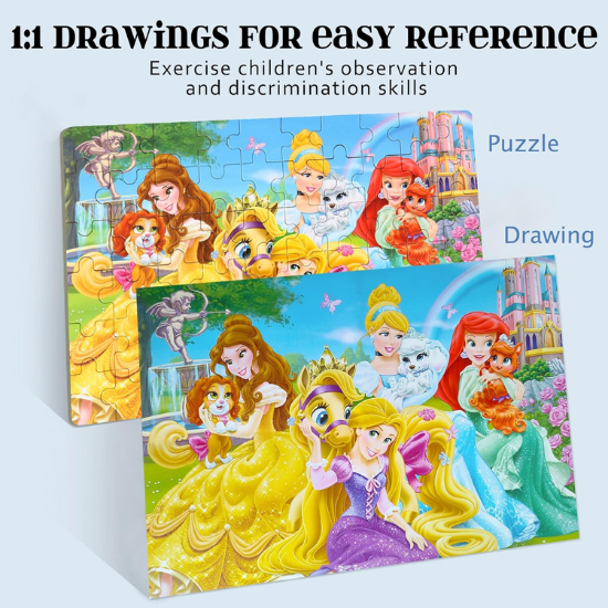 60-Piece Educational Jigsaw Puzzle for Kids Ages 3–8