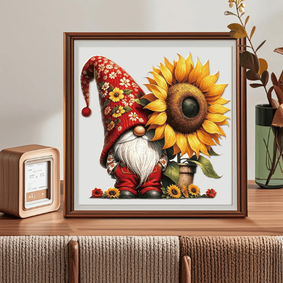 Gnome Wooden Jigsaw Puzzle for Adults